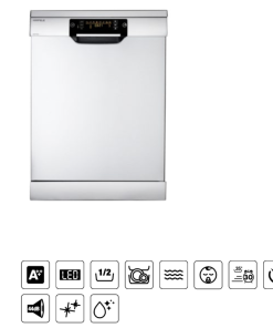 MÁY RỬA CHÉN ĐỘC LẬP HAFELE HDW F60C